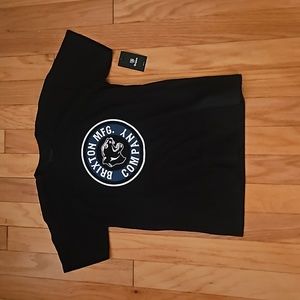 NWT Boys "Forte" Short Sleeve Medium Size Tee. Black & Blue.